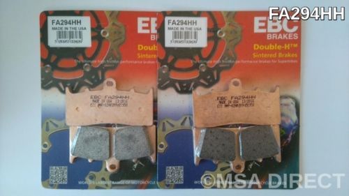 EBC Brakes Double-H Sintered Superbike Brake Pads Front - FA294HH EBC Brakes Double-H Sintered Superbike Brake Pads Front - FA294HH
